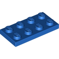 Lego destička 2x4, modrá (4240375, 302023)